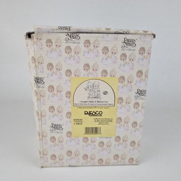 Precious Moments 635030 "I Couldn't Make It Without You" Boy & Girls Figurine - Picture 7 of 10